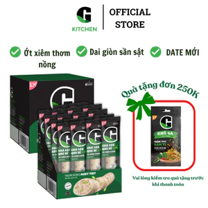 COMBO Hộp 18 Chả lụa que G Kitchen 50G que bì/ que ớt xiêm xanh/ que nguyên bản/ que mala [ Giao HCM]