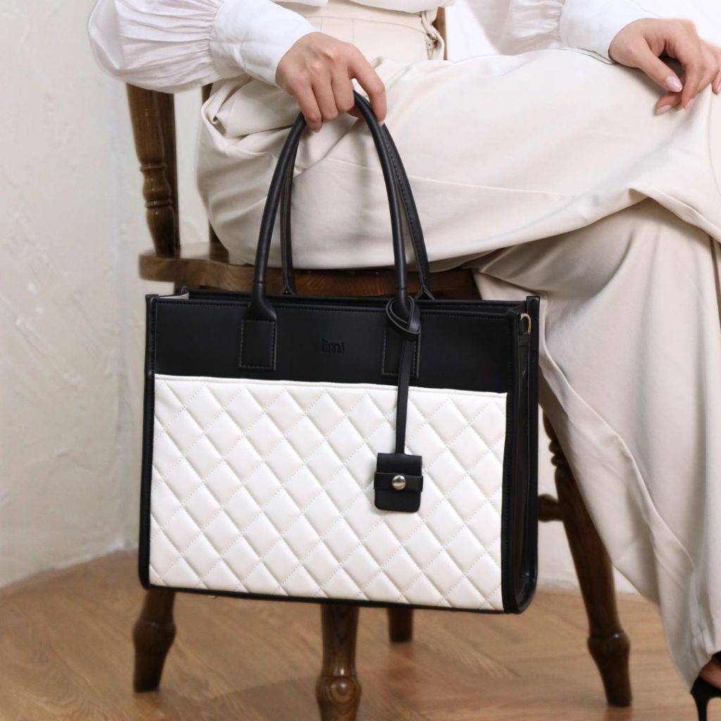 Túi Công Sở LIMI (7 màu) Ngăn Laptop Riêng Tote Da Nữ Đựng Lap 15 inch đi làm đi dạy (LILY) | BigBuy360 - bigbuy360.vn