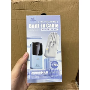 Sạc Dự Phòng 20000mAh TAHADA T-205 Sạc Siêu Nhanh 22.5W Chính Hãng