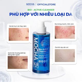 Combo 2 Sữa rửa mặt Bio Active Cleanser MOCHA Dịu Nhẹ Lành Tính, Mọi Loại Da 300ml (14150)