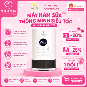 🥳 Máy hâm sữa thông minh siêu tốc Moaz BéBé MB – 033