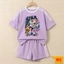 Bộ Quần Áo Thun Short Phối Sọc USA Siêu Chất - Đồ Bộ Cotton Theo Gu Riêng Của Bạn