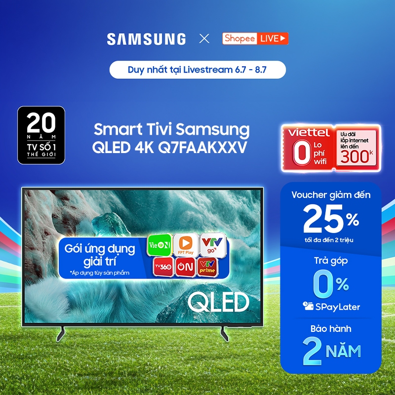 [Livestream] - Smart Tivi QLED Samsung 4K - Q7FAAKXXV