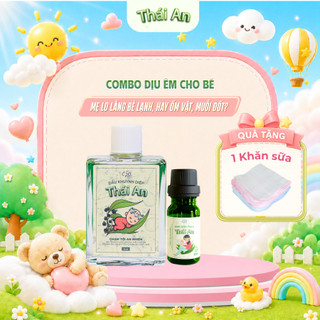 Combo Tràm Và Khuynh Diệp Cho Mẹ Và Bé Yêu (Khuynh Diệp + Tràm 10ml) - Tặng Khăn Sữa