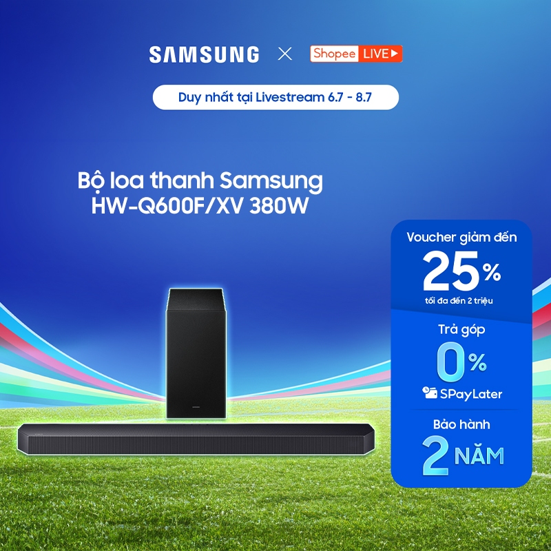 [Livestream]-Bộ loa thanh Samsung HW-Q600F/XV 380W