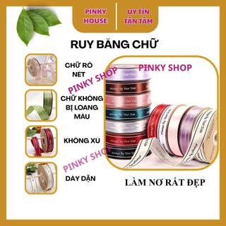 Ruy Băng Lụa Chữ Always By Your Side 2.5cm Cuộn 35mét Cột Nơ Gói Quà Tặng Độc Đáo, Phụ Kiện DIY Giá Sỉ Siêu Rẻ