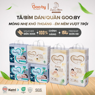 [Không Quà] Tã/Bỉm Dán/Quần Gooby Extra/Premium Mềm Mại Êm Ái, Khô Thoáng Cả Ngày  - Lucie's Mom