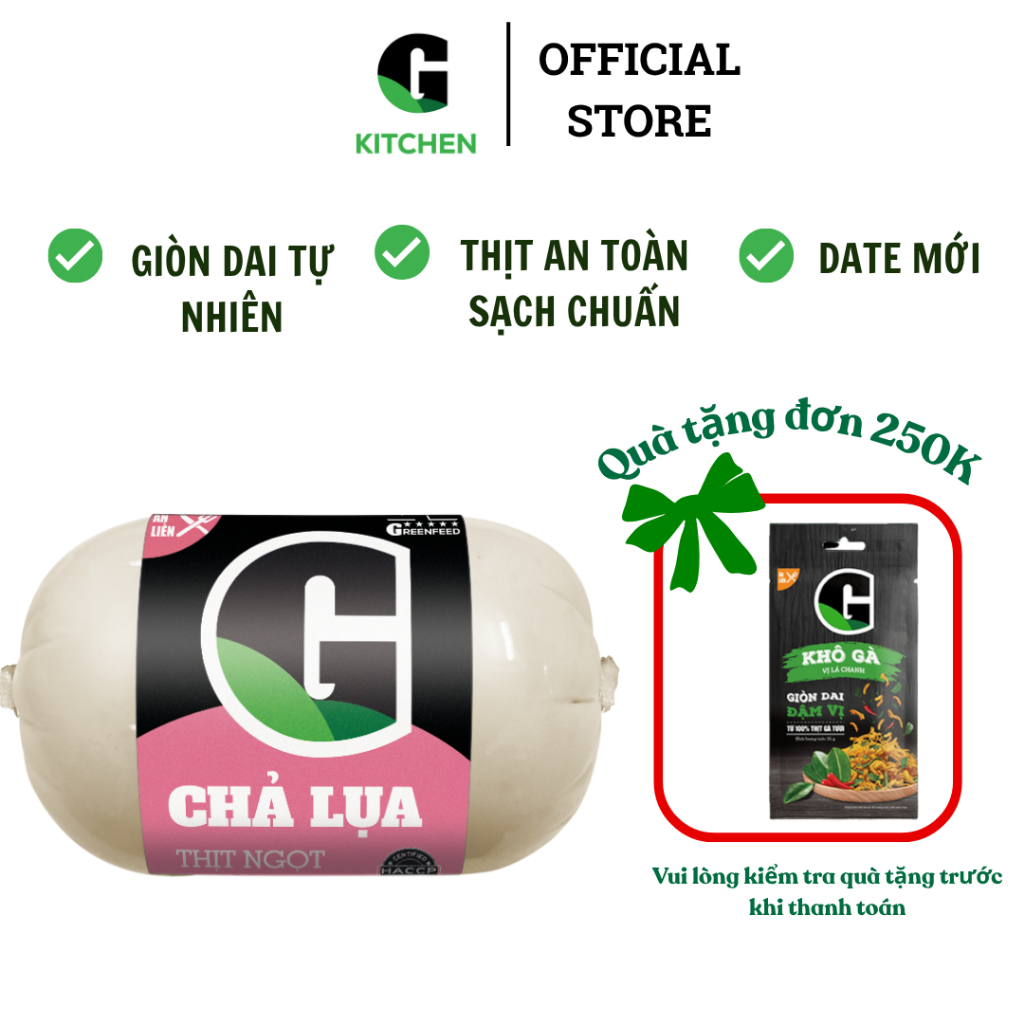 Chả Lụa G Kitchen 500g [Giao HCM]