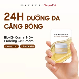 SET 3 GÓI SAMPLE | Kem Dưỡng Ẩm IZEZE BLACK Cumin NDA Pudding Gel Hỗ Trợ Cải Thiện Độ Ẩm Và Căng Bóng Da 2ml