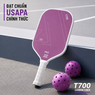 Vợt PickleBall T700 Pro Sợi Carbon , mặt vợt nhám dày 16mm