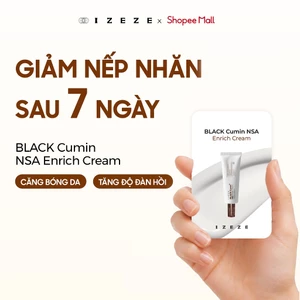 SET 3 GÓI SAMPLE | Kem Giảm Nếp Nhăn, Lão Hóa IZEZE BLACK Cumin NSA Enrich Cream Da Mềm Mịn, Căng Mướt 2ml