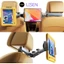Giá đỡ máy tính bảng gắn tựa đầu xe hơi LISEN 3 in 1 xoay 360° cho iPad/Tablet 4.7–11