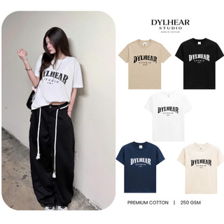 DYLHEAR Áo Thun In Logo Vintage Chất Liệu 100% Cotton 250gsm, Áo Phông Local Brand Chính Hãng A02