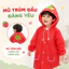 Áo Mưa Trẻ Em Chống Thấm Nước Cao Cấp RICHOUSE, Áo Mưa Bé Trai Bé Gái 5-7 Tuổi Hình Động Vật Dễ Thương