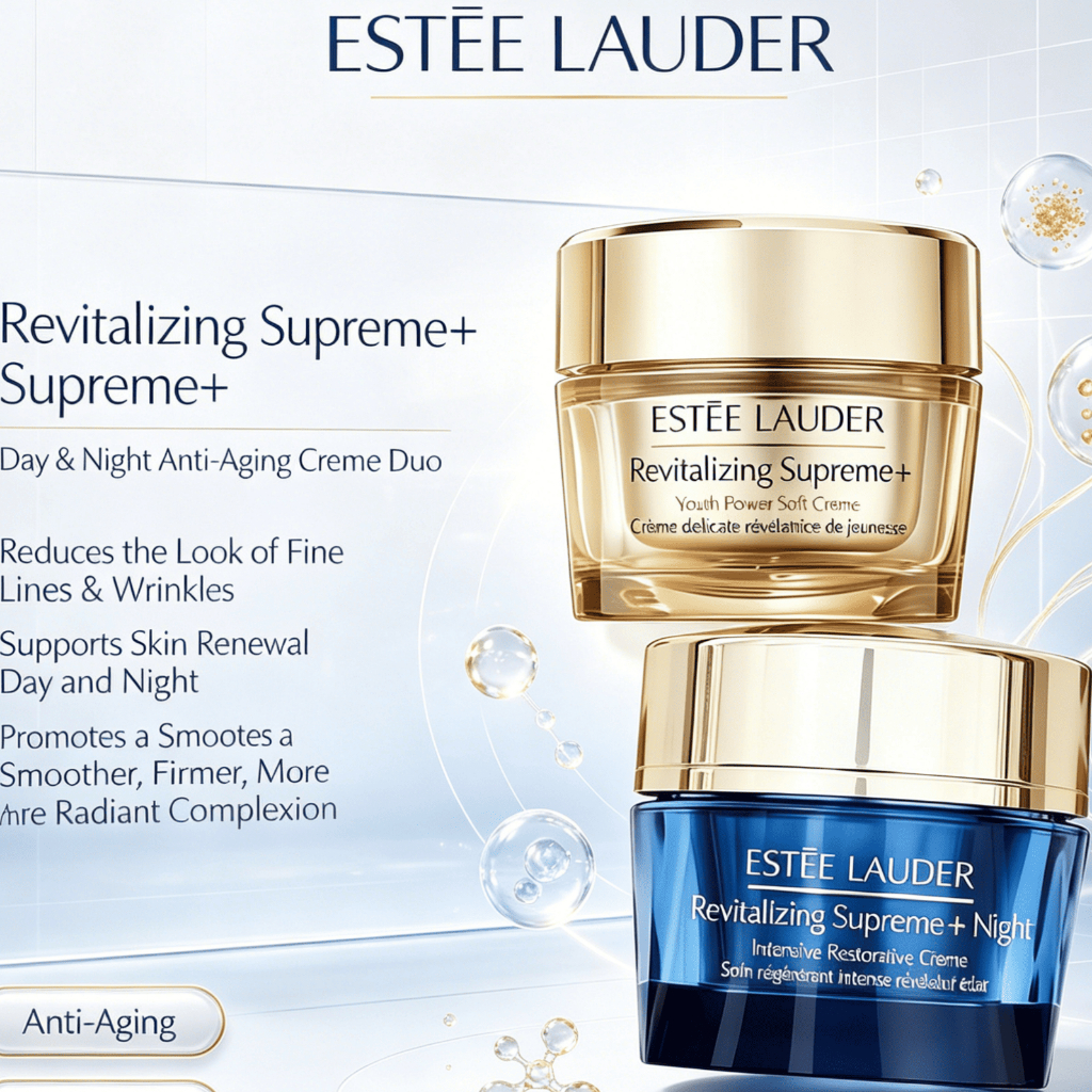 Kem Dưỡng Estée Iauder 15ml/Revitalizing Supreme+ Làm Săn Chắc Da/Phục Hồi Da Lão Hóa Cao Cấp