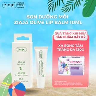Son Dưỡng Môi Ziaja Olive Oil Lip Balm 10ml – Dưỡng Ẩm, Ngừa Nứt Nẻ, Môi Hồng Tự Nhiên