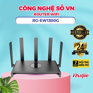 Bộ phát WiFi Reyee RG-EW1300G RUIJIE Chuẩn AC tốc độ 1300Mbps - BẢO HÀNH CHÍNH HÃNG 2 NĂM