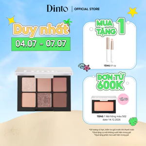 Phấn Mắt Trang Điểm Thuần chay DINTO Blur-Finish Eye Shadow 6g