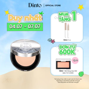 Cushion Căng Bóng Dưỡng Ẩm Thuần Chay Dinto Blur-Glowy Wooncho Cushion SPF50+ PA++++(3 colors)