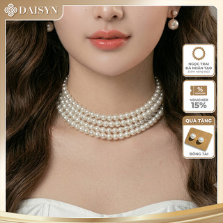 [ DAISYN ] N512 choker dây chuyền mang áo dài, dây chuyền cưới , dây chuyền hạt trai hạt Ngọc sát cổ xinh xắn cho nữ