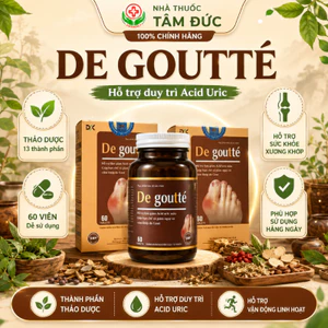 Viên Uống De Goutté Santex 60 Viên | Thảo Dược Hỗ Trợ Duy Trì Acid Uric, Chăm Sóc Sức Khỏe Xương Khớp