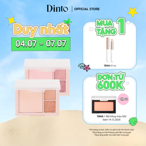 Bảng phấn mắt và má hồng Dinto Cheeck&Eye Multi-Use Pallte 3 màu