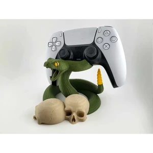 Giá Đỡ Tay Cầm PS5 Hình Rắn Quấn Cây & Đầu Lâu In 3D | Kệ Để Tay Cầm PlayStation 5 DualSense Decor Gaming