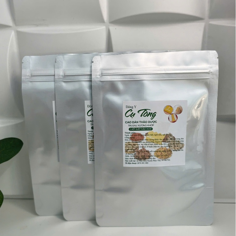 Cao dán Cụ Tòng hỗ trợ giảm đau lưng, đau thoát vị đĩa đệm, đau tê bì chân tay