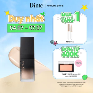 Kem Nền Màu Lì Kiềm Dầu Mịn Nhẹ Che Khuyết Điểm DINTO Wooncho Blur-Matte Foundation 2 Màu Thuần Chay