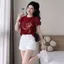 Áo thun Nữ Oversize PONG Áo phông,Cổ Tròn,Tay Ngắn,Phối Quần short ,Chất Cotton Cao Cấp - CP_21613
