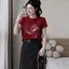 Áo thun Nữ Oversize PONG Áo phông,Cổ Tròn,Tay Ngắn,Phối Quần short ,Chất Cotton Cao Cấp - CP_21613