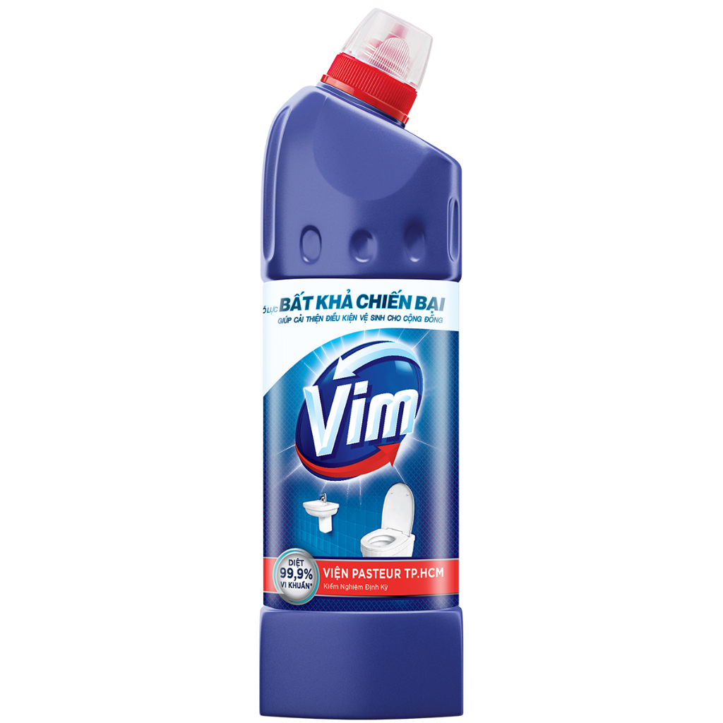 Combo 3 Nước Tẩy Bồn Cầu và Nhà Vệ Sinh Vim Diệt Khuẩn| Diệt 99,9% Vi Khuẩn (880ml)