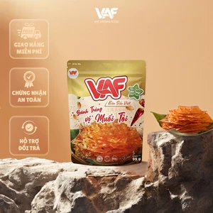 Bánh Tráng Muối Tỏi VAF - Bản Sắc Việt Gói Plus 99gr