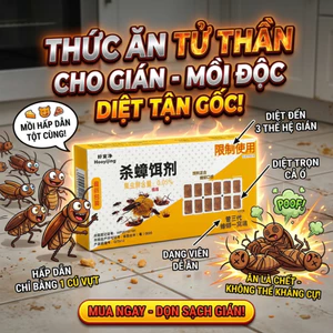 🪳Thấy một con, diệt cả tổ! Diệt gián Thuốc diệt gián 1 hộp 10 viên Phá hủy toàn bộ ổ gián – dẫn dụ mạnh, diệt tận gốc