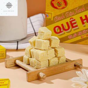 Bánh Đậu Xanh Quê Hương 180g 380g– Tan Mịn, Ngọt Thanh,Đậu Xanh Nguyên Chất –Bánh Ăn Vặt, Không Chất Bảo Quản
