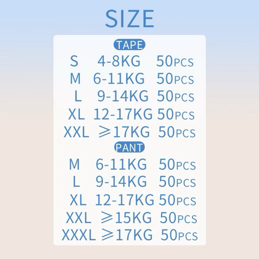 Giảm giá 50% Tã bỉm dán tã quần 50/100 miếng hình Gấu trúc, đủ size từ S đến 4XL, hàng xuất Nhật siêu thấm hút cho bé!!