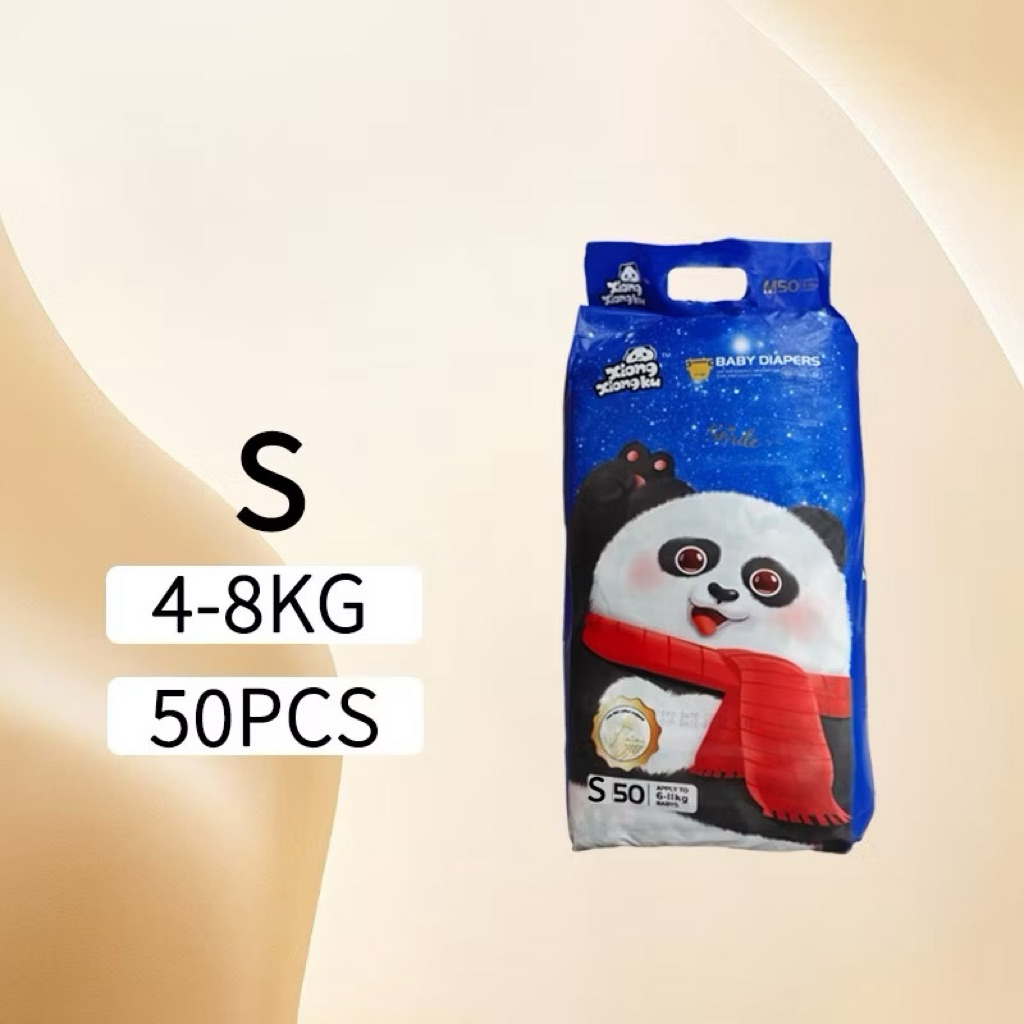 Giảm giá 50% Tã bỉm dán tã quần 50/100 miếng hình Gấu trúc, đủ size từ S đến 4XL, hàng xuất Nhật siêu thấm hút cho bé!!