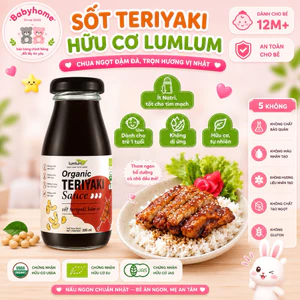 Sốt TERIYAKI hữu cơ Lumlum - Dùng cho bé từ 12m+