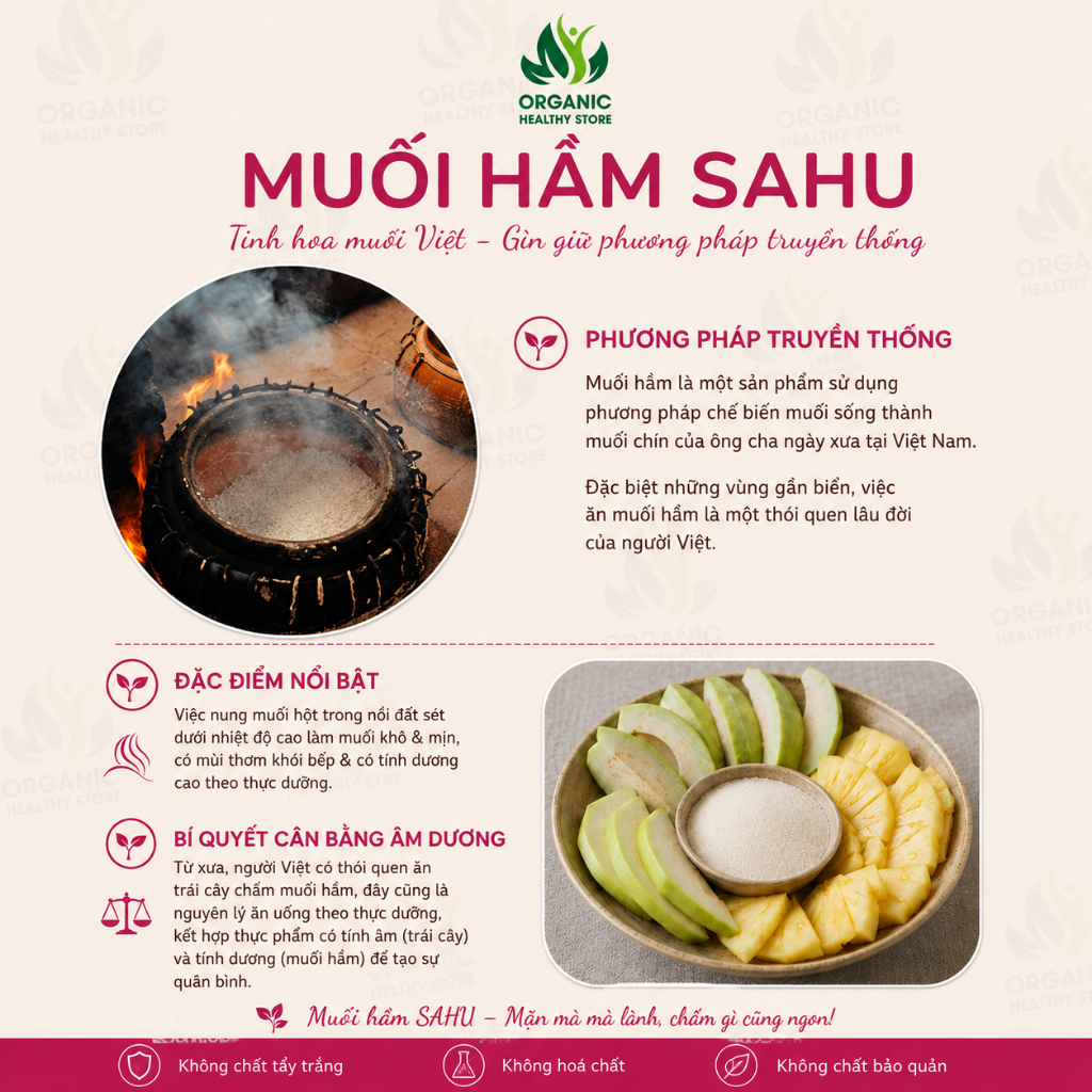Muối Hầm Sahu, Muối Hầm Thực Dưỡng