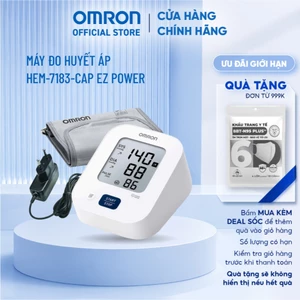 Máy Đo Huyết Áp OMRON EZ Power HEM-7183-CAP - Bảo hành 5 năm