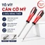 Combo 2 Chiếc tô vít cán cờ Mỹ - Tua vít hai đầu bằng thép