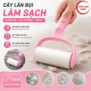 Combo 4 Cây Lăn Bụi Làm Sạch Quần Áo, Ga Giường, Sofa, Lông Chó Mèo 10cm