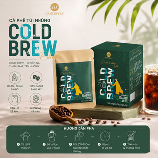 Cà Phê Cold Brew Ủ Lạnh Blend HANCOFFEE Hương Trái Cây Chocolate 10 Gói Cà Phê Túi Nhúng Tiện Lợi
