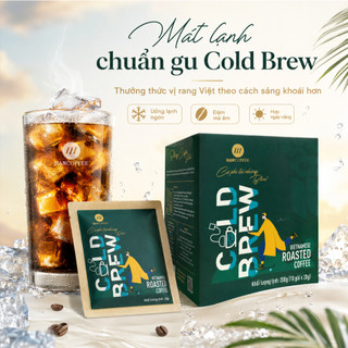 Cà Phê Cold Brew Ủ Lạnh Blend HANCOFFEE Hương Trái Cây Chocolate 10 Gói Cà Phê Túi Nhúng Tiện Lợi