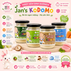 Hạt nêm dinh dưỡng cho bé 6m+ ăn dặm Kodomo Jan’s 90g