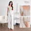 Áo Kiểu Nữ Tay Phồng Cổ Vuông Rút Dây Nhún Eo Dáng Peplum Chất Vải Nhăn Mềm Phong Cách Hàn Quốc
