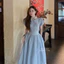 MIU.STUDIO •”Popy dress” Váy sơmi kẻ dáng dài thiết kế chiết eo tay bồng,Đầm xoè công sở pha cổ đức thanh lịch trẻ trung