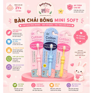 CHÍNH HÃNG BÀN CHẢI ĐÁNH RĂNG NHẬT Bàn chải tập đánh răng cho bé, chải sạch răng và matxa nướu an toàn cho bé