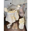 Áo váy 2dây babydoll dáng bí phối ly dập đính nơ tiểu thư (kèm quần), Váy 2dây cánh tiên dáng ngắn bồng bềnh sang chảnh