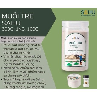 Muối tre Việt Nam SAHU - Vietnamese Bamboo Salt SAHU